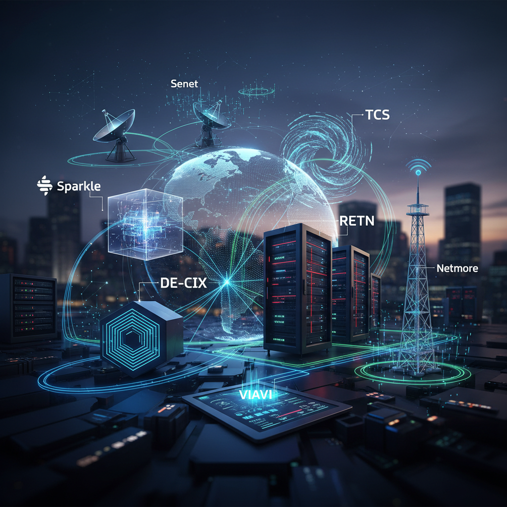 International Telecommunications Updates: Sparkle, DE-CIX, RETN, TCS, Viavi, Netmore, Senet