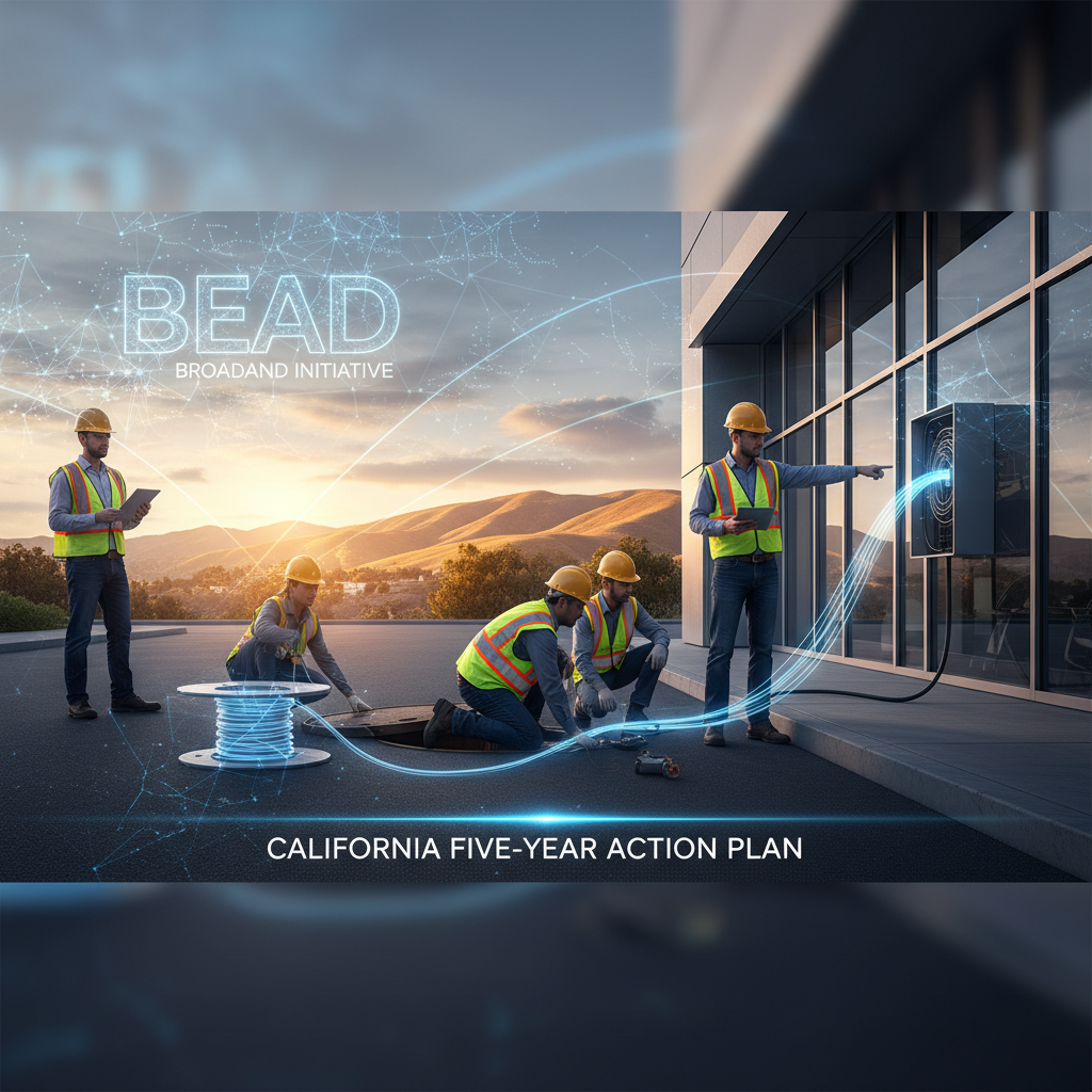 Increasing Funding for Universal FTTP in California BEAD Five Year Action Plan