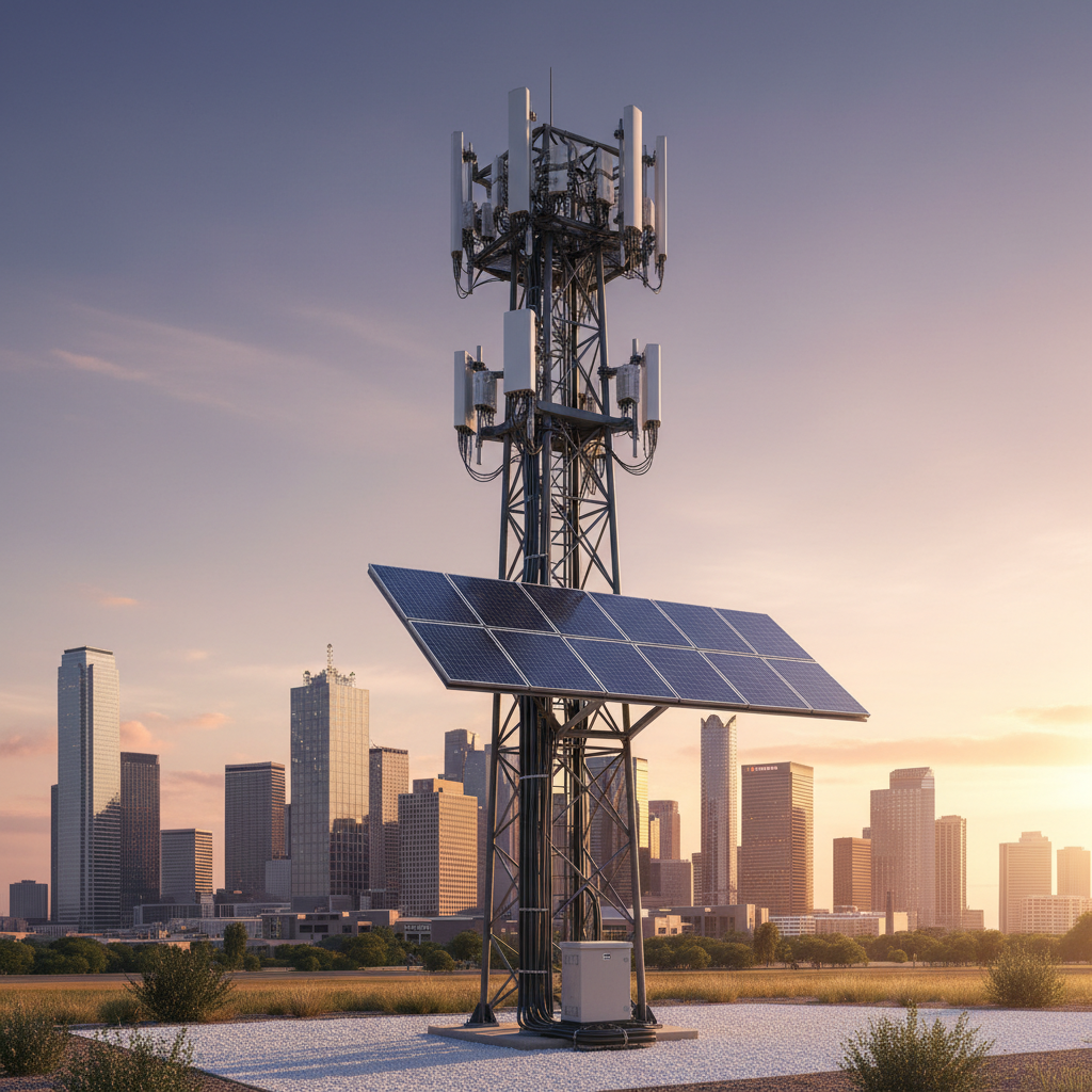 Ericsson's Demonstration of Solar-Powered 5G Site in Texas