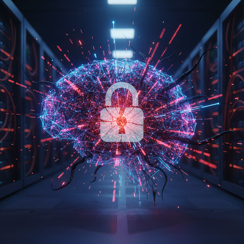 Exploring the Security Risks of AI in Networks