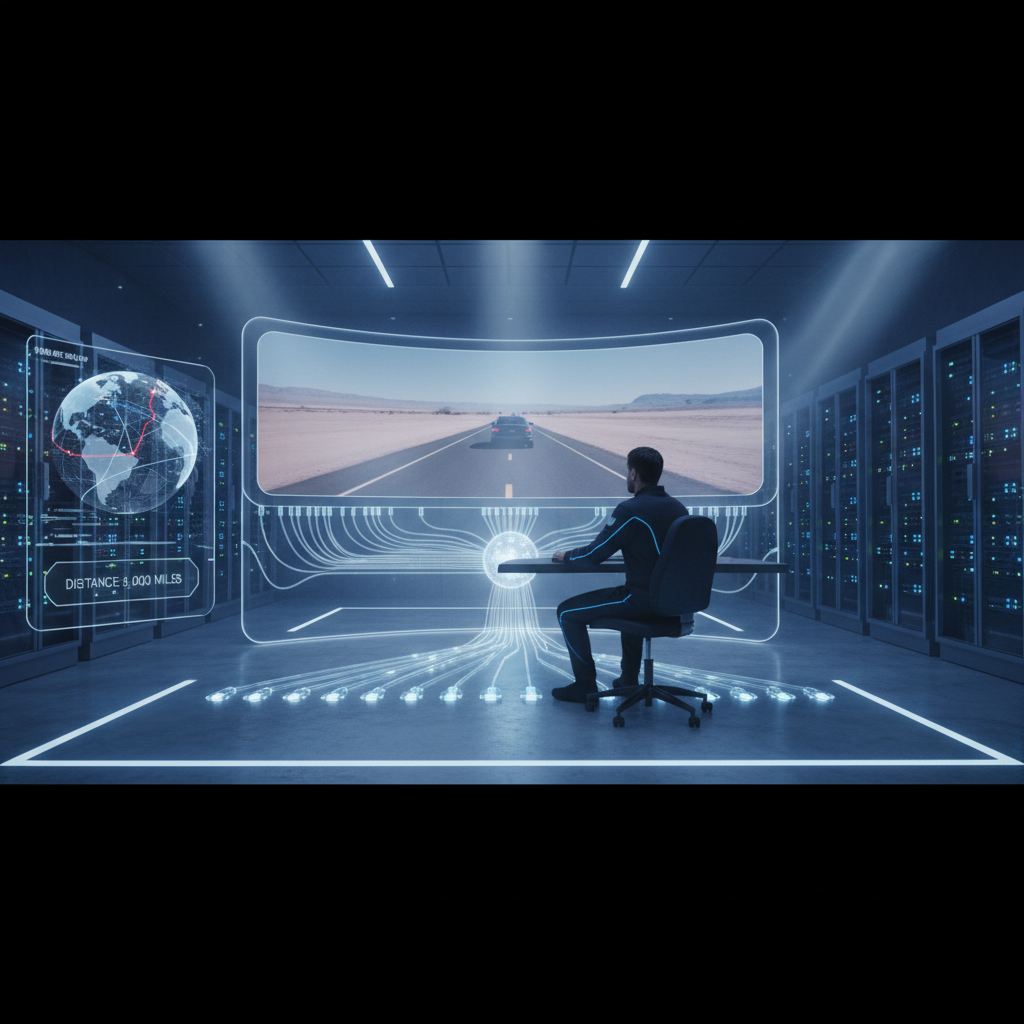 Remote Control: Driving a Car from 8,000 Miles Away